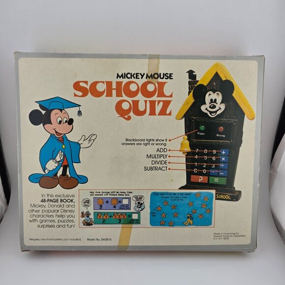 Unisonic Disney Mickey Mouse School Quiz Electronic Fun 'N‎ Numbers Calculator - Picture 5 of 9